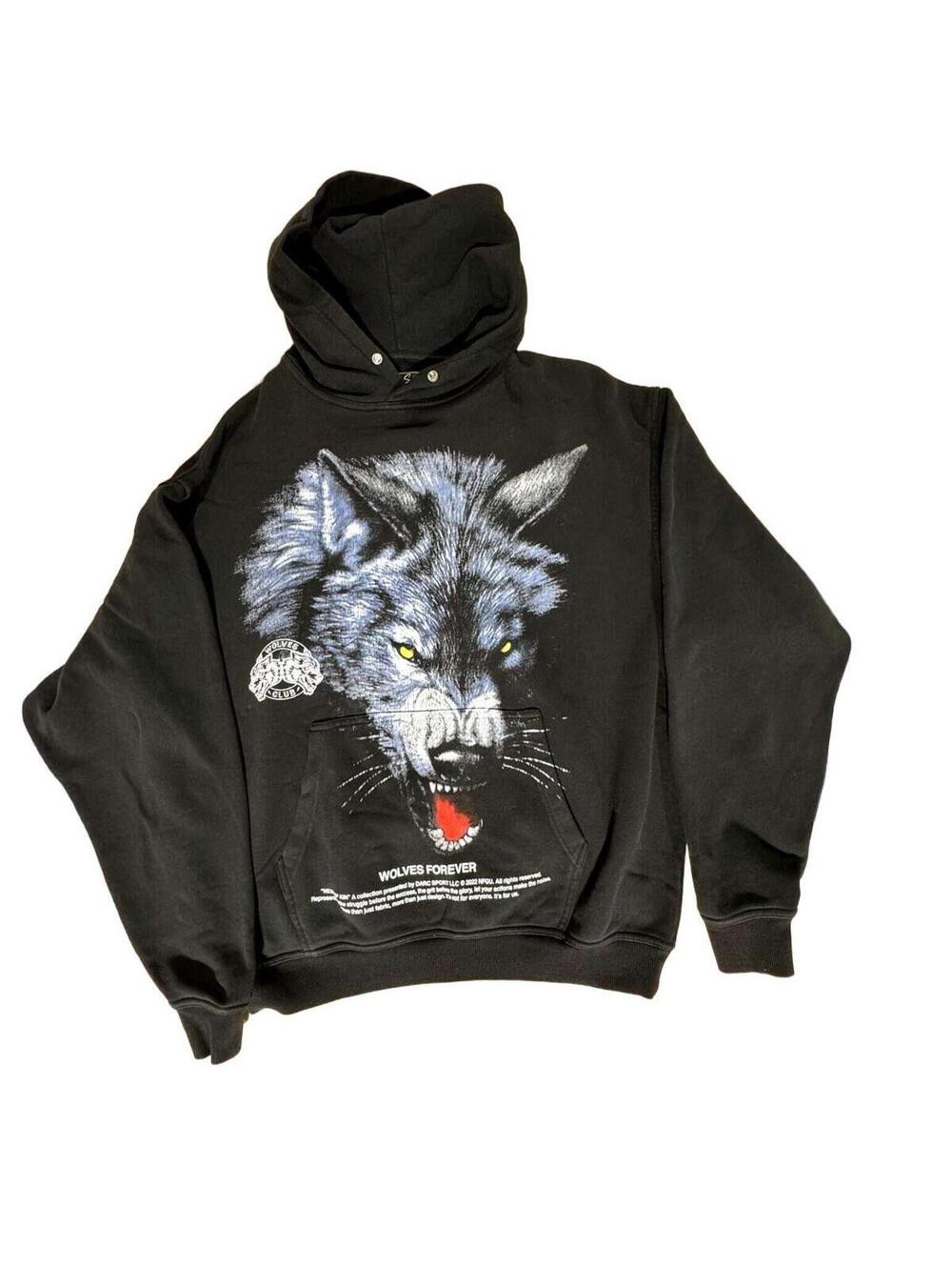 Darc Sport Wolves Club Black Hoodie--Low Number Run